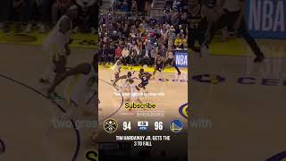 Nuggets vs Warriors ⚡ 3-pointers Shoot