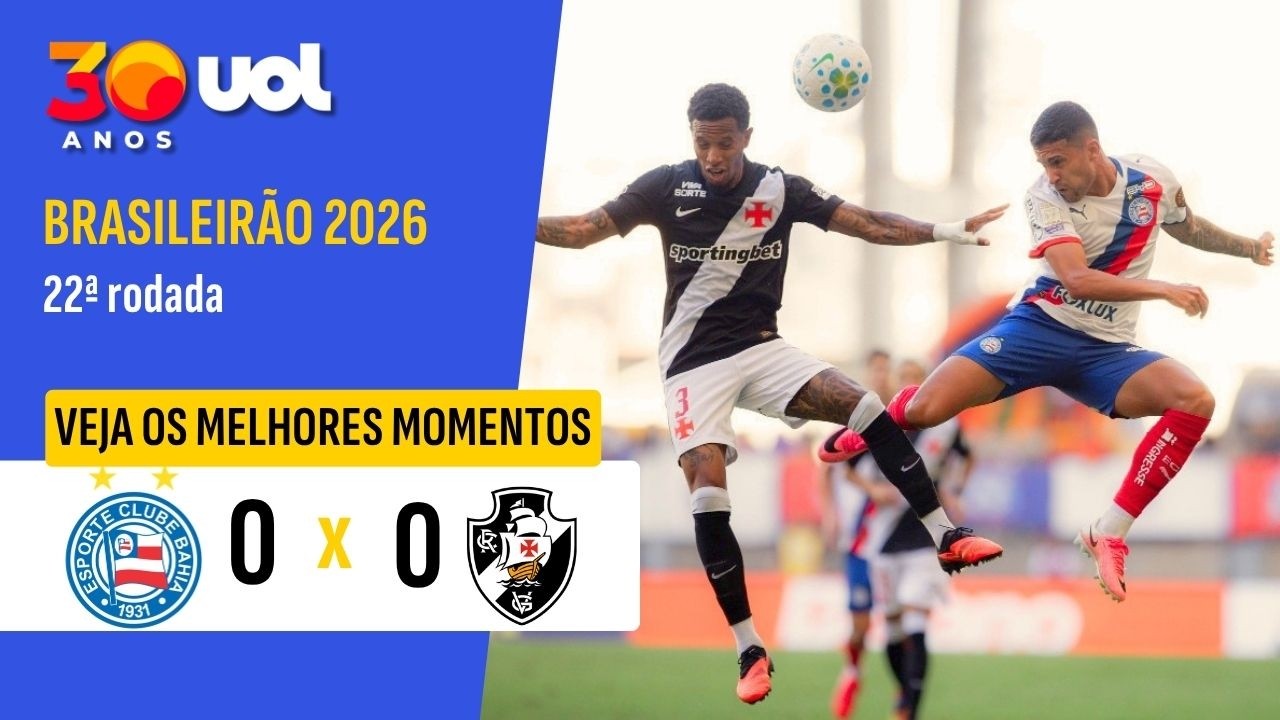 BAHIA 0 X 0 VASCO | MELHORES MOMENTOS | BRASILEIRÃO 2026 22ª RODADA