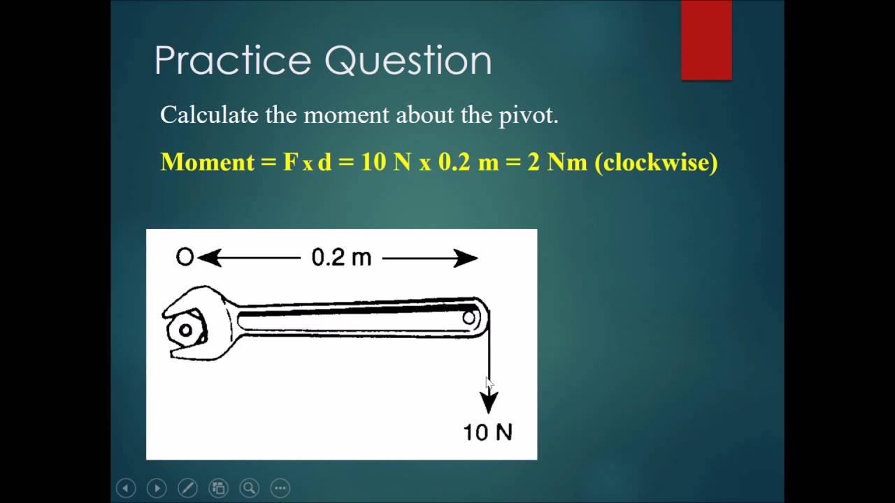 Chapter 5 Turning Effects Part 1 The Principle Of Moments YouTube