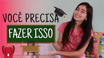 O que fazer antes de terminar a escola?