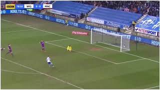 Will Grigg Goal Vs Manchester City 19/2/18 FA Cup 5th round