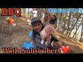 Finally subscribers haru   sanga chicken party haniyo guys