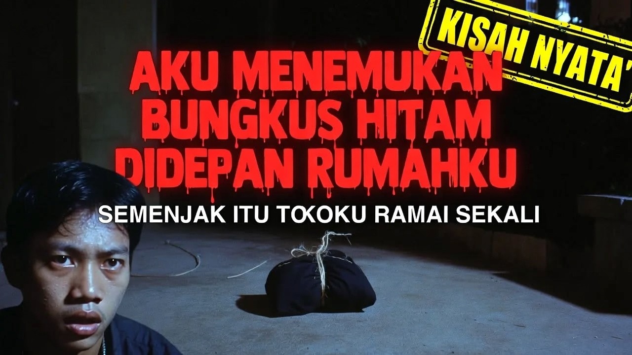 PESUGIHAN ITU NYATA… TOKOKU RAMAI SETELAH AKU MENEMUKAN BUNGKUS HITAM DI DEPAN PINTU !!