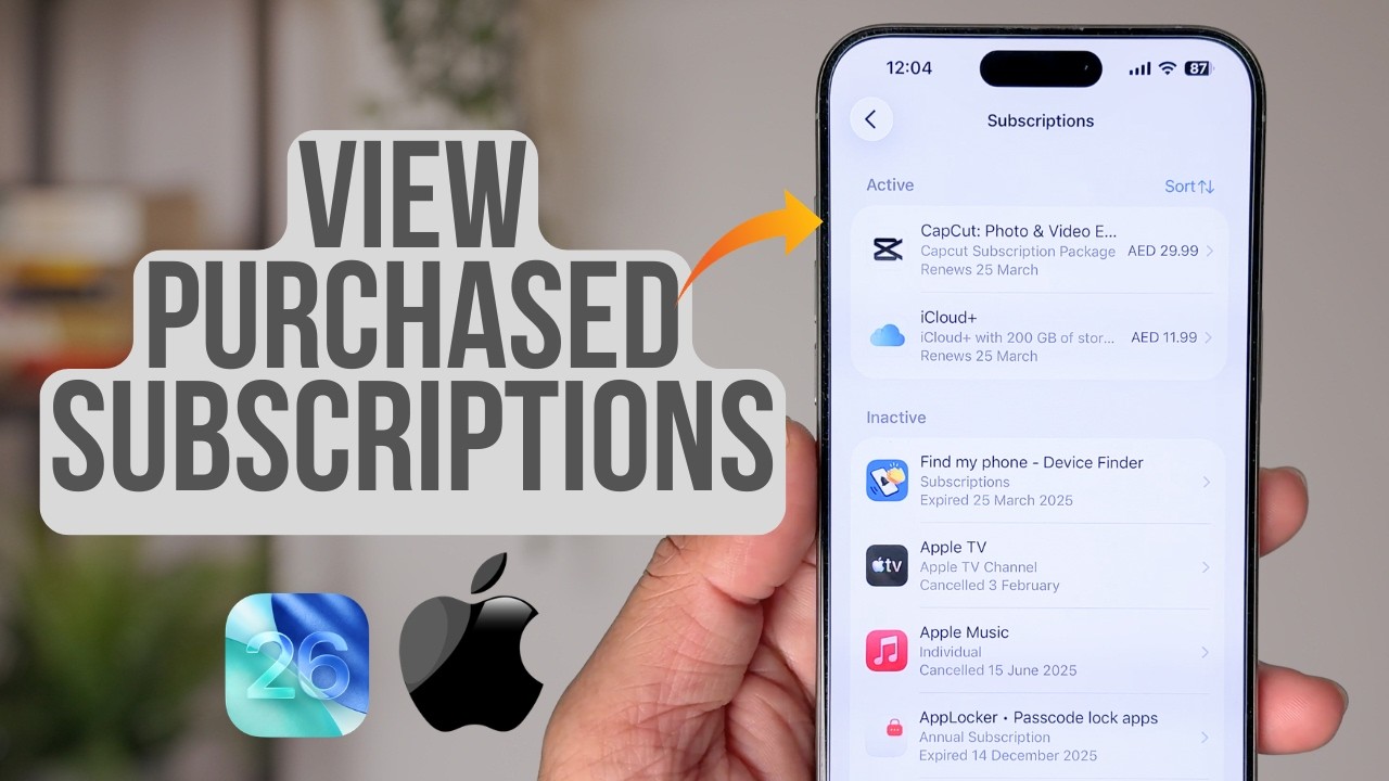 How to View All Your Purchased Subscriptions on iPhone - YouTube