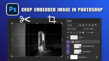 Een ingebedde afbeelding bijsnijden in Adobe Photoshop 2026