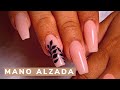 UÑAS con MANO ALZADA SENCILLA | Uñas acrílicas LARGAS