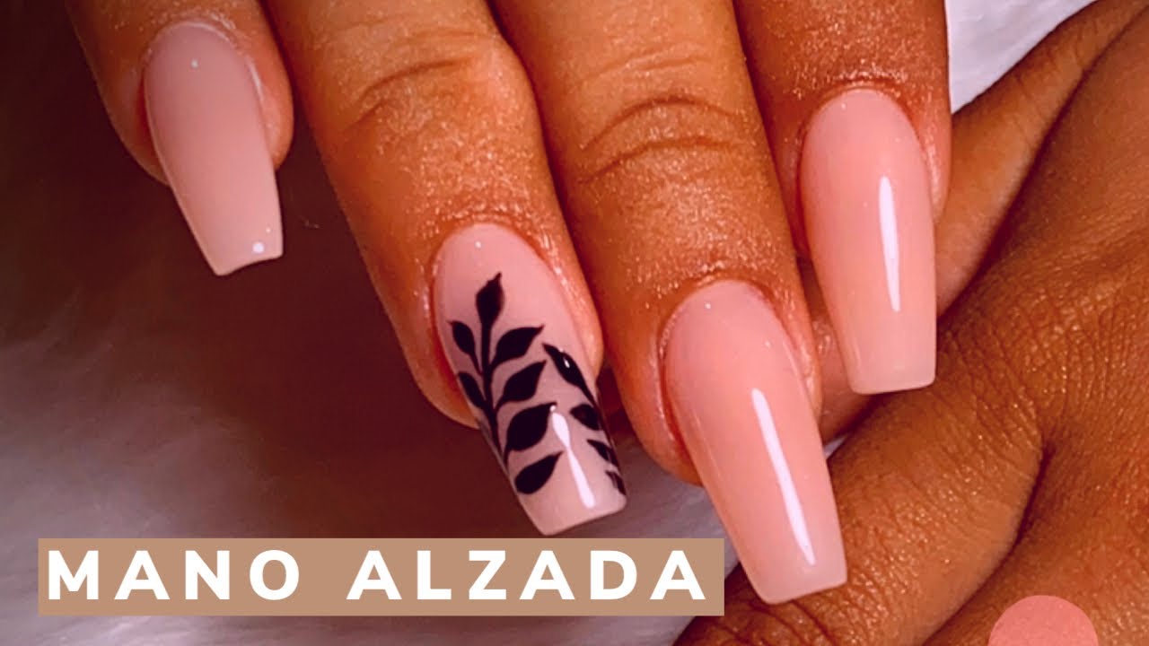 UÑAS con MANO ALZADA SENCILLA | Uñas acrílicas LARGAS - thptnganamst.edu.vn