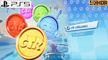 Crash Team Racing Nitro Fueled CTR Tokens Walkthrough Gameplay (PS5)