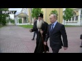 Путин поздоровался с голубем