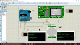 Theft Detection and Monitoring System with GSM on Proteus Simulator