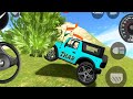 (WARNING SONG 😈)Modified Mahindra Thar Games:Indian Green Thar (Gadi Wala Games) Car Game 