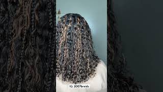 Boho bob braids #bayarea #dallas #reels #forney #california #2024 #shortvideo