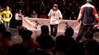 Juste Debout 2014 Japan -- Hiphop Best 8 --- Osaam & Bubee Vs Yo Sora Ringo