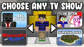 Minecraft but you can JOIN ANY TV SHOW...