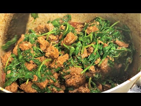 Easy Beef Spinach Curry | Palak Gosht | How To Make Perfect Palak Gosht At Home | পালং শাক গোস্ত