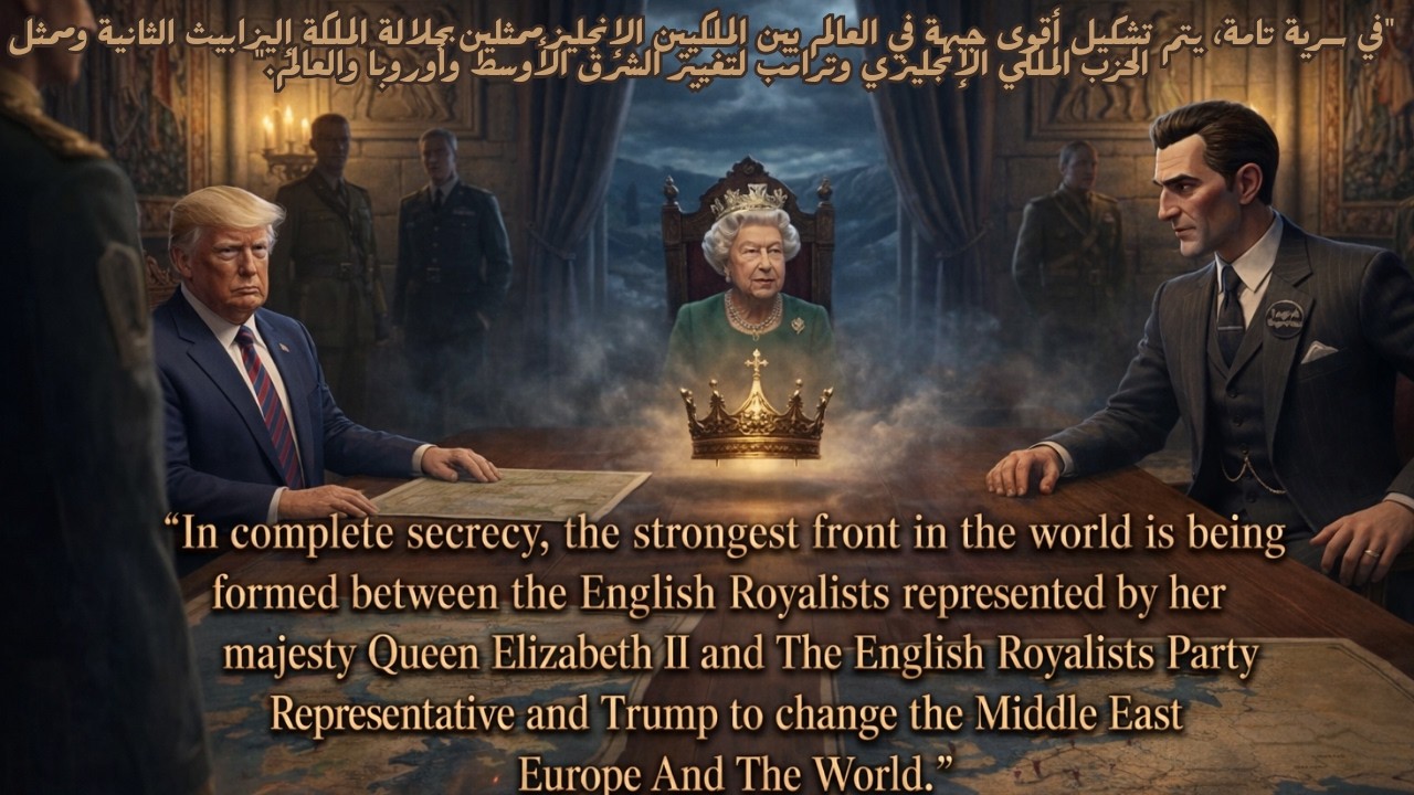 بسرية تامة تشكيل اقوى جبهة في العالم بين الملكيين الانجليز وترامب لتغييرالشرق الأوسط و اوربا والعالم