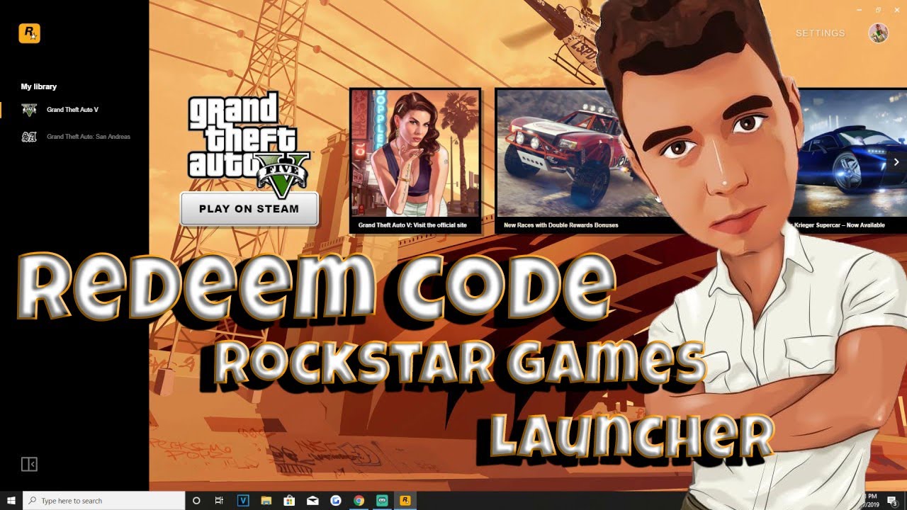 How To Redeem Codes on Rockstar Games Launcher!!! YouTube