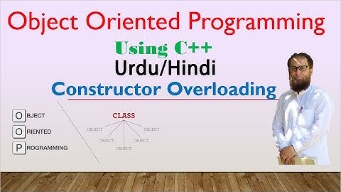 Constructor Overloading in C++ urdu/hindi with example