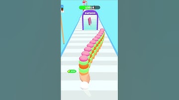 Ice Cream Stack Runner Games - Level 4 #shorts