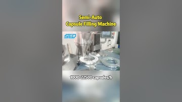 #shorts Semi-Automatic Capsule Filling Machine For Supplements & Vitamins (SED PHARMA)