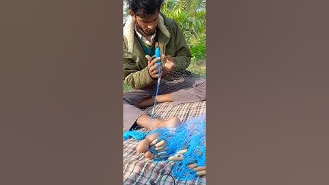 gill net making in villege | current jaal | best quality call me -  6299654 626 | all size available