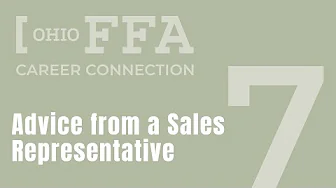 Career Connection | Ep. 7 | Advice from a Sales Representative