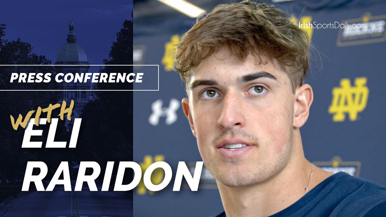 TE Eli Raridon on Rehab Process, Notre Dame Quarterbacks and Tight Ends