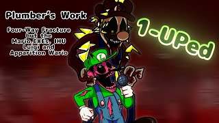 Plumbers Work 1-Uped Four-Way Fracture But The Mario.exes, Ihu Luigi And Apparition Wario