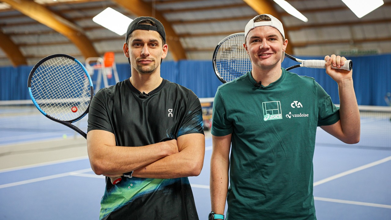 Der UNMÖGLICHE Tennisschlag - mit Dominic Stricker