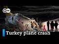 Turkey crash: Plane skids off Istanbul runway, splits apart | DW News