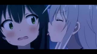 Cute Yuri kiss in anime