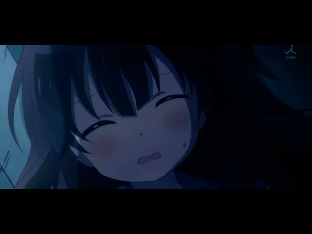 Cute Yuri kiss in anime class=