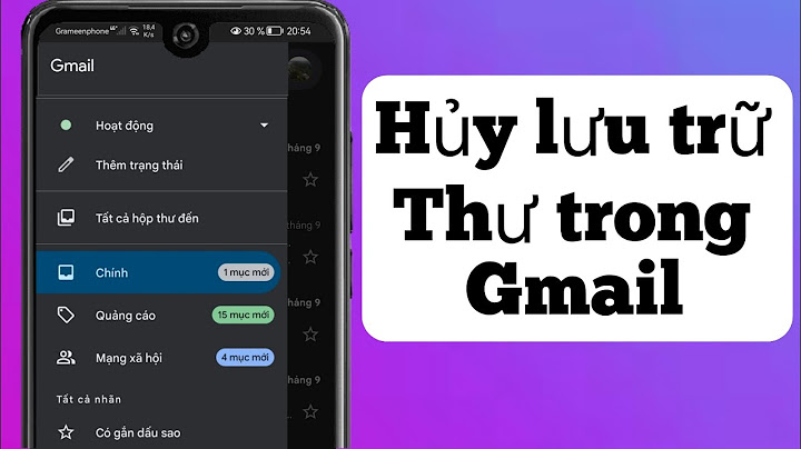 Hiện các thư bị ẩn gmail