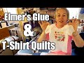 Tips & Tricks With Memory T-Shirt Quilts - New Series - Part 1 Featuring Elmer's Glue & Baby Shirt