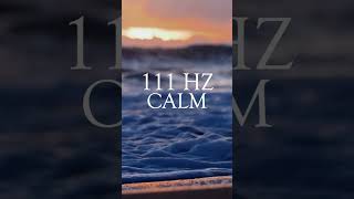 111 Hz Healing Music 🌊 | Ocean Waves at Dusk (15s)