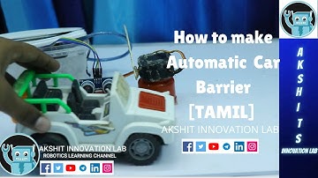 How to make Automatic Smart Car Barrier System with Arduino | Arduino Project