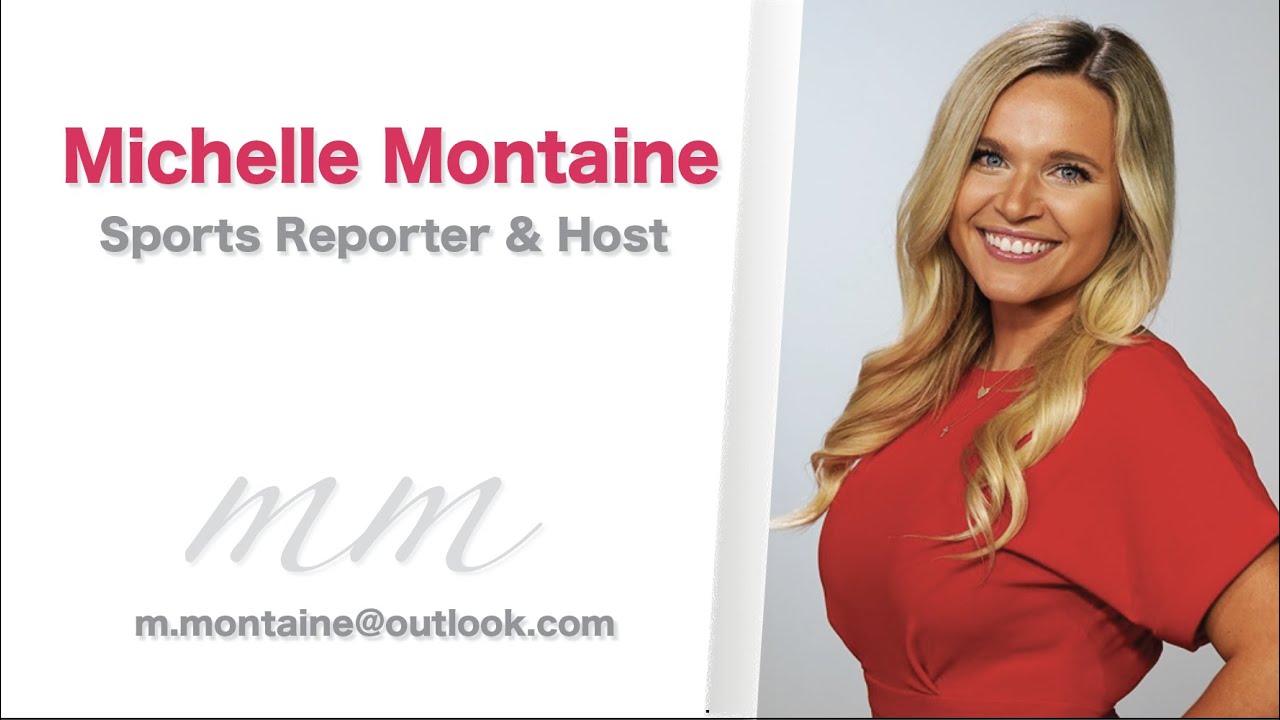 Sports Reporter Reel Michelle Montaine YouTube