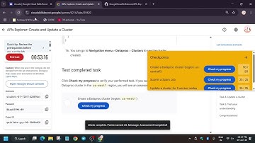 APIs Explorer  Create and Update a Cluster  #qwiklabs #GSP288