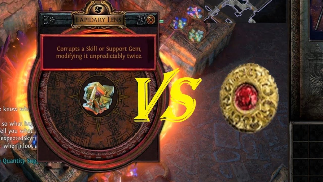 Path Of Exile Double Corruption Altar Vs Legacy Item Quantity Gem (Epic Reaction) YouTube