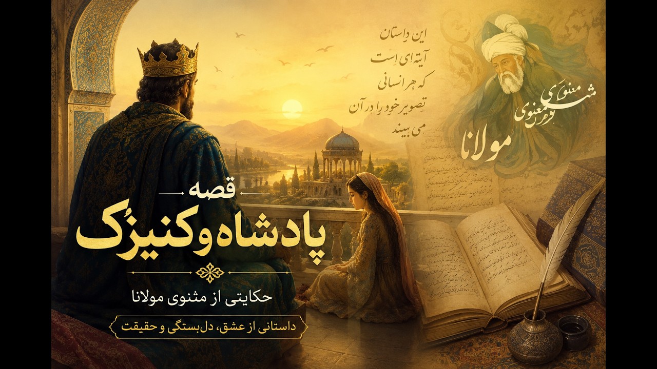 قصه های مثنوی : حکایت پادشاه و کنیزک