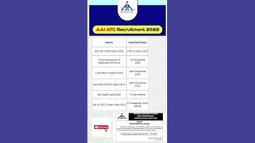 AAI ATC Recruitment 2023 #shorts #aaiatc2023 #motivation #upsc #ssc #cgl #beatthecompitation
