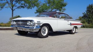 1960 Chevrolet Impala Bubbletop 348 CI 4 Speed in White & Ride on My Car Story with Lou Costabile