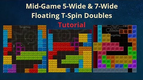 Mid-Game 5-Wide & 7-Wide Floating T-Spin Doubles Tutorial