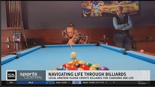 Local billiards champ using "hobby" to power through life