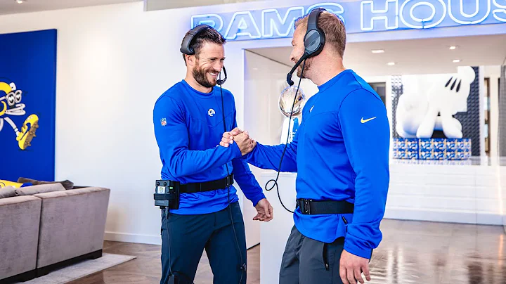 Sean McVay Teaches Scott Eastwood How To Play Him ...