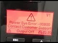 Аварийный запуск при Power Sys Error - 00800