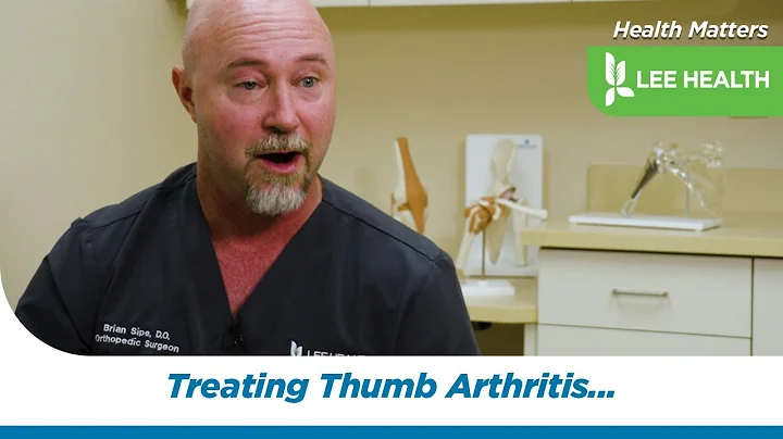 Treating Thumb Arthritis with CMC arthroplasty
