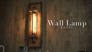 【DIY】壁に取り付けるオシャレな照明を作ってみたよ！wall lamp / sconce