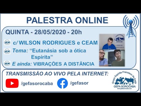Assista: Bate-papo online - c/ JOÃO ASSUMPÇÃO e CLEIDE OLIVEIRA (28/05/2020)