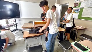 Exam Day In Japan 🇯🇵 school || Sabko dar lgra 🥲